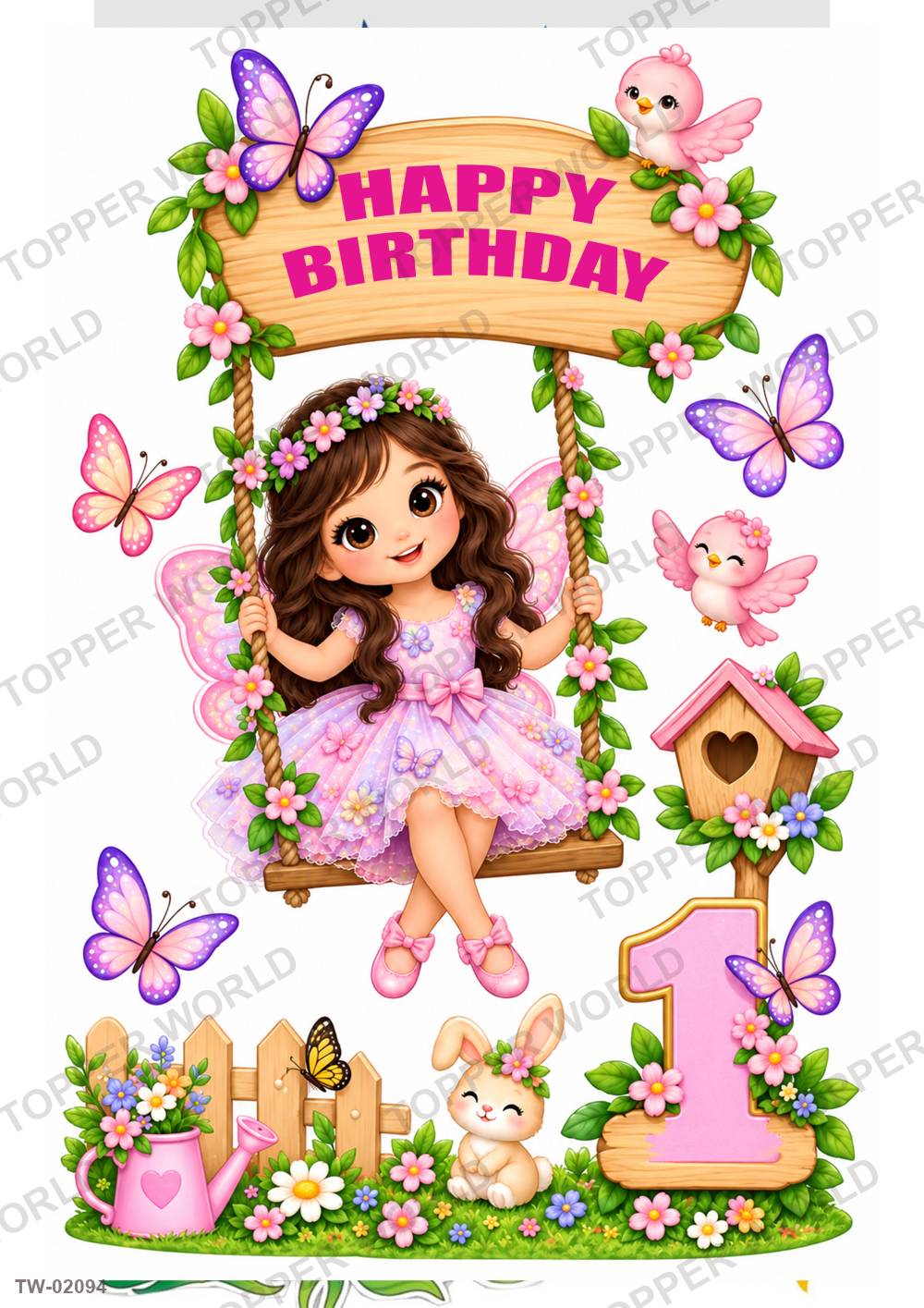 Little Girl Topper Sheet 139 – A4 topper sheet