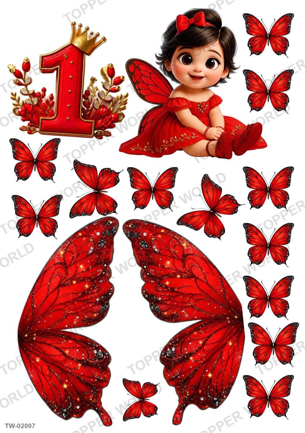 Butterfly Topper Sheet 145 – A4 topper sheet