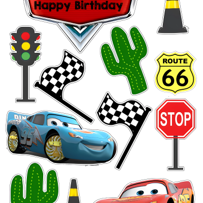 Vehicle cake topper