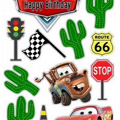 Vehicle cake topper