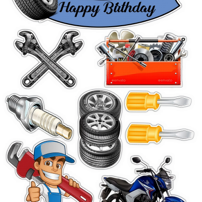 Vehicle cake topper