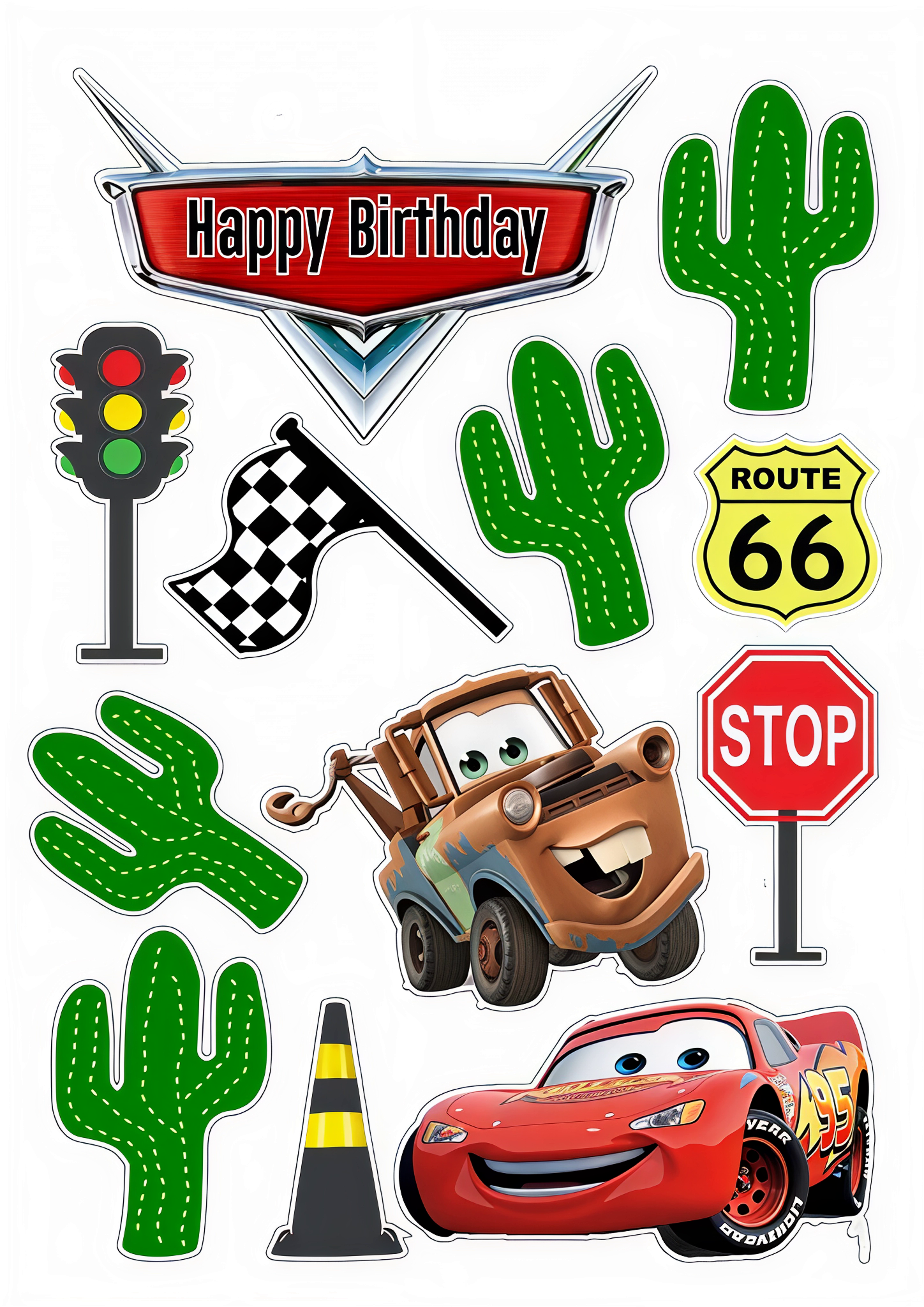 Vehicle cake topper