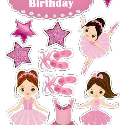 Little Girl cake topper