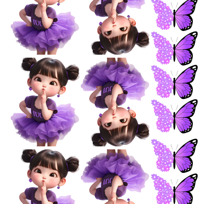 Little Girl cake topper