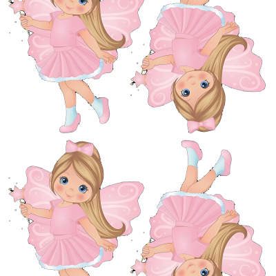 Little Girl cake topper