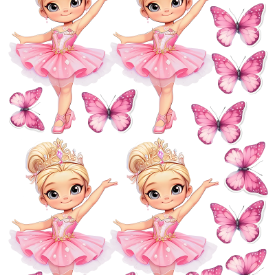 Little Girl cake topper