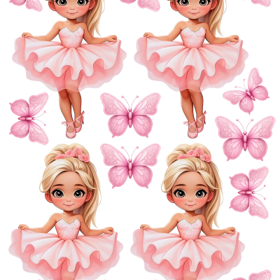 Little Girl cake topper