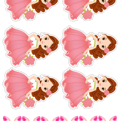 Little Girl cake topper