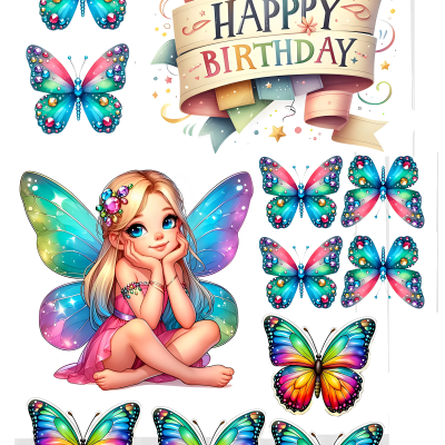 Little Girl cake topper