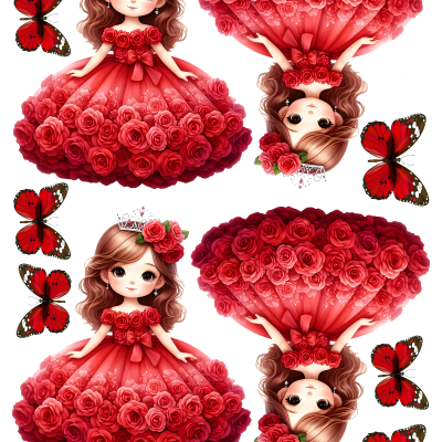 Little Girl cake topper