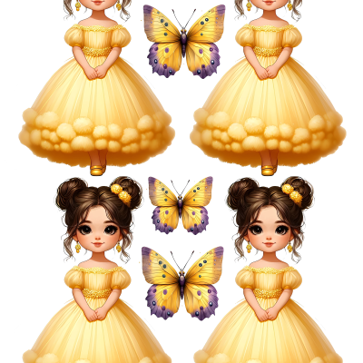 Little Girl cake topper