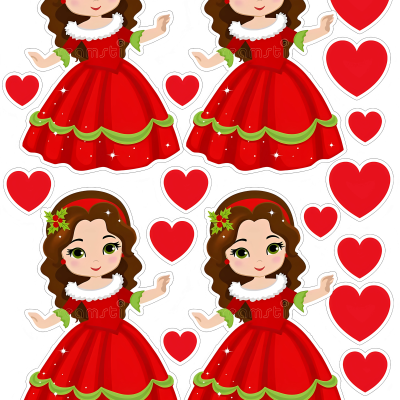 Little Girl cake topper