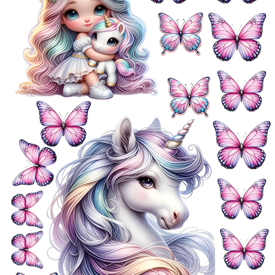 Little Girl cake topper