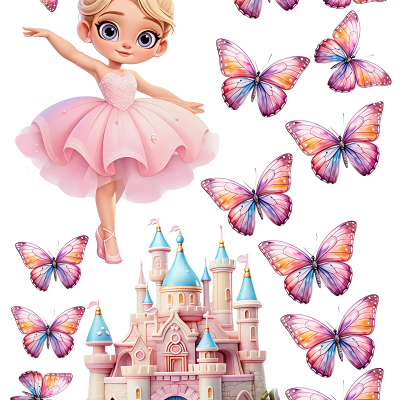 Little Girl cake topper