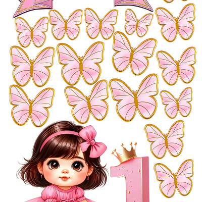 Little Girl cake topper