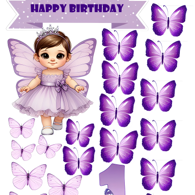 Little Girl cake topper