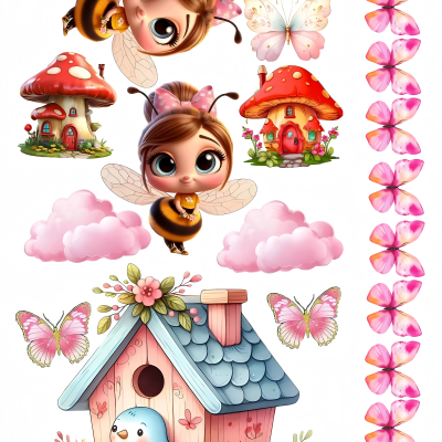 Little Girl cake topper