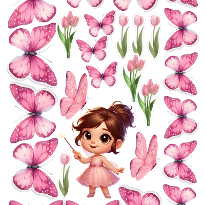 Little Girl cake topper