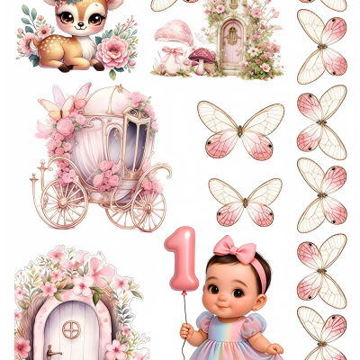 Little Girl cake topper