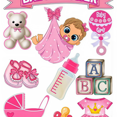 Little Girl cake topper