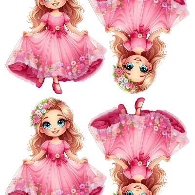 Little Girl cake topper