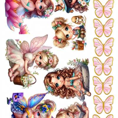 Little Girl cake topper