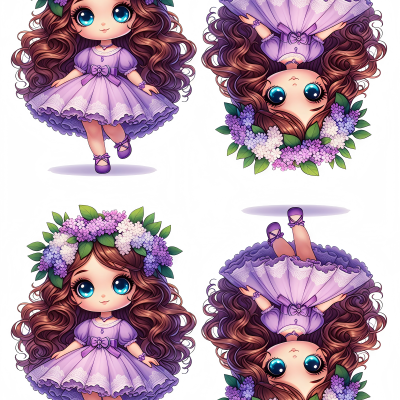 Little Girl cake topper