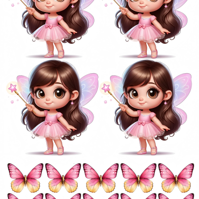 Little Girl cake topper