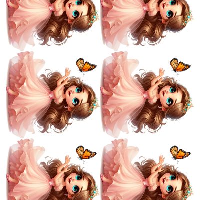 Little Girl cake topper