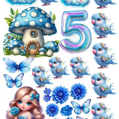 Little Girl cake topper