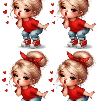 Little Girl cake topper