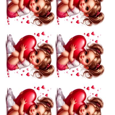 Little Girl cake topper