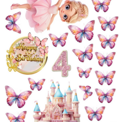 Little Girl cake topper