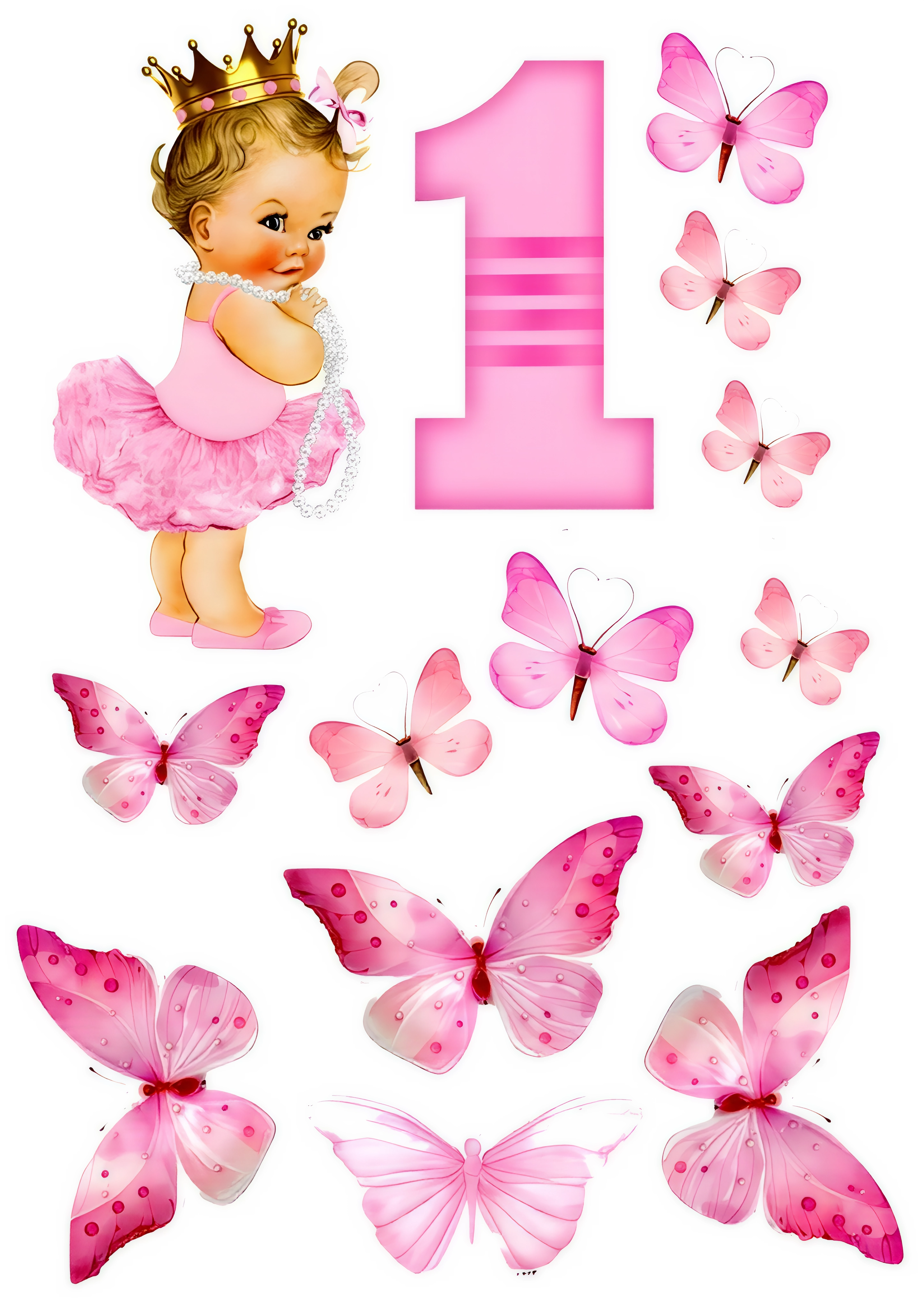 Little Girl cake topper