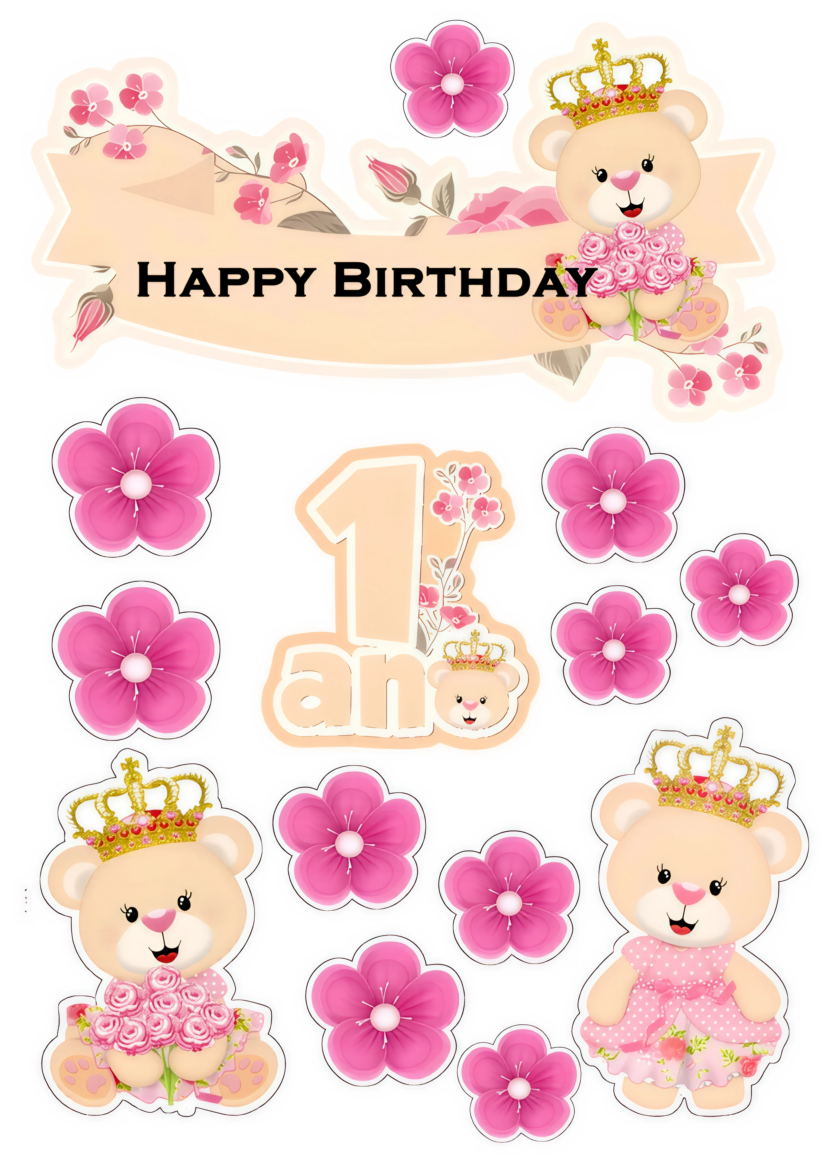 Little Girl cake topper