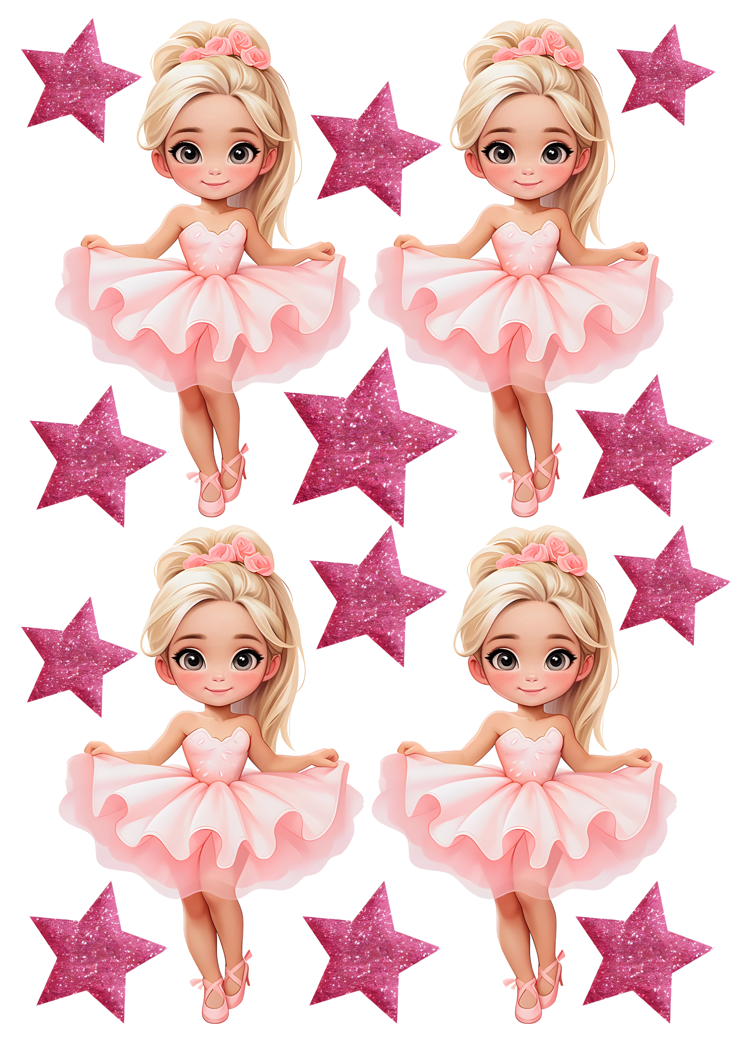 Little Girl cake topper