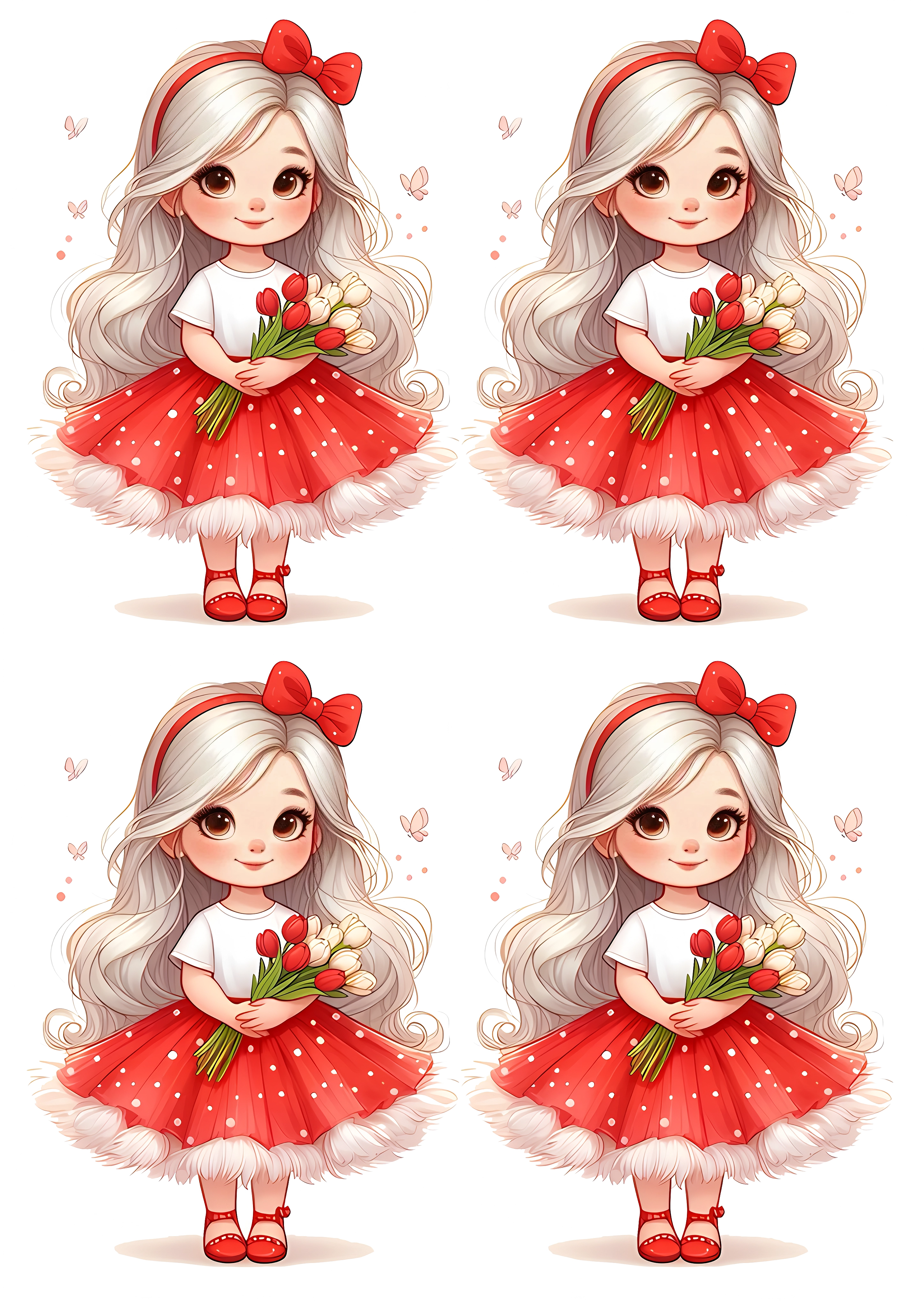 Little Girl cake topper