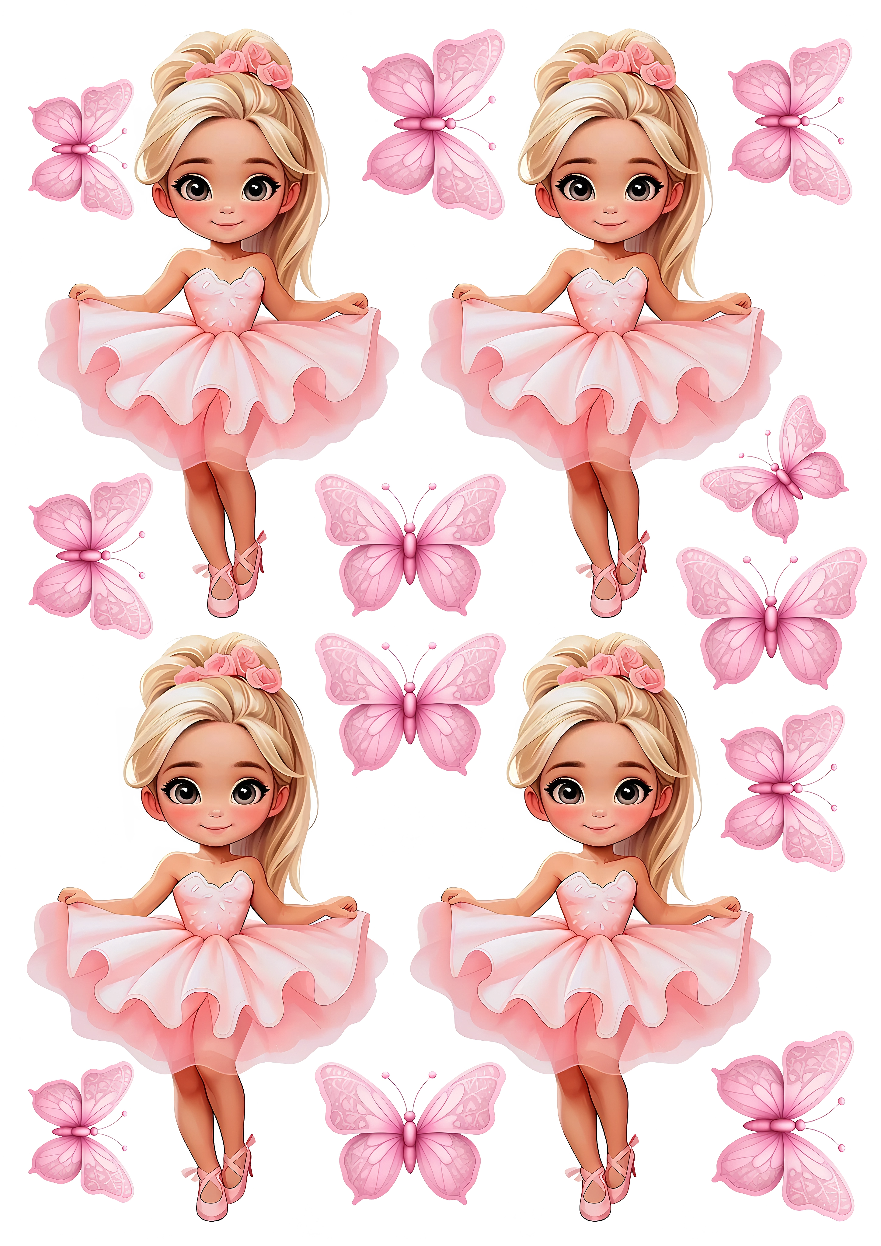 Little Girl cake topper