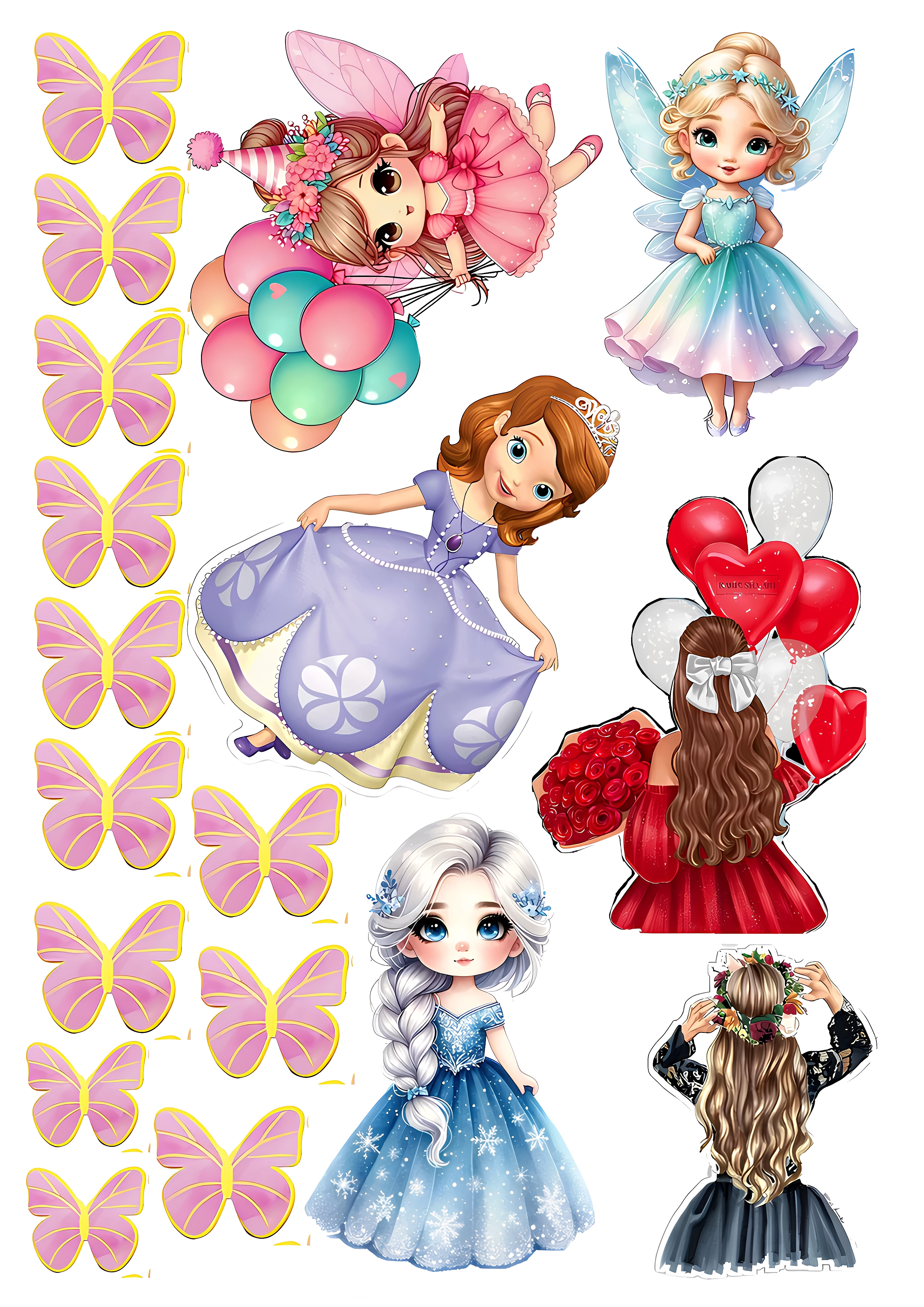 Little Girl cake topper