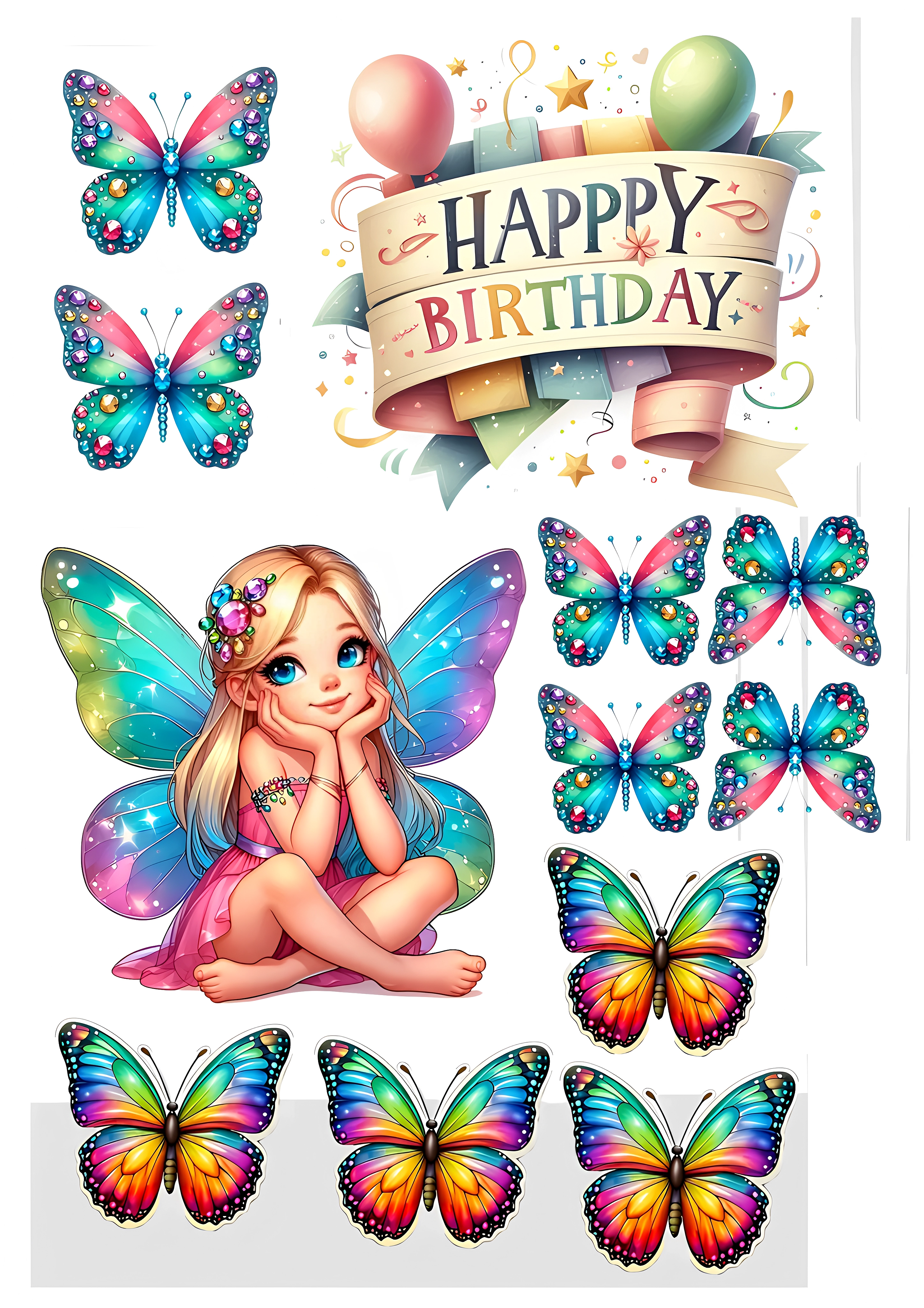 Little Girl cake topper