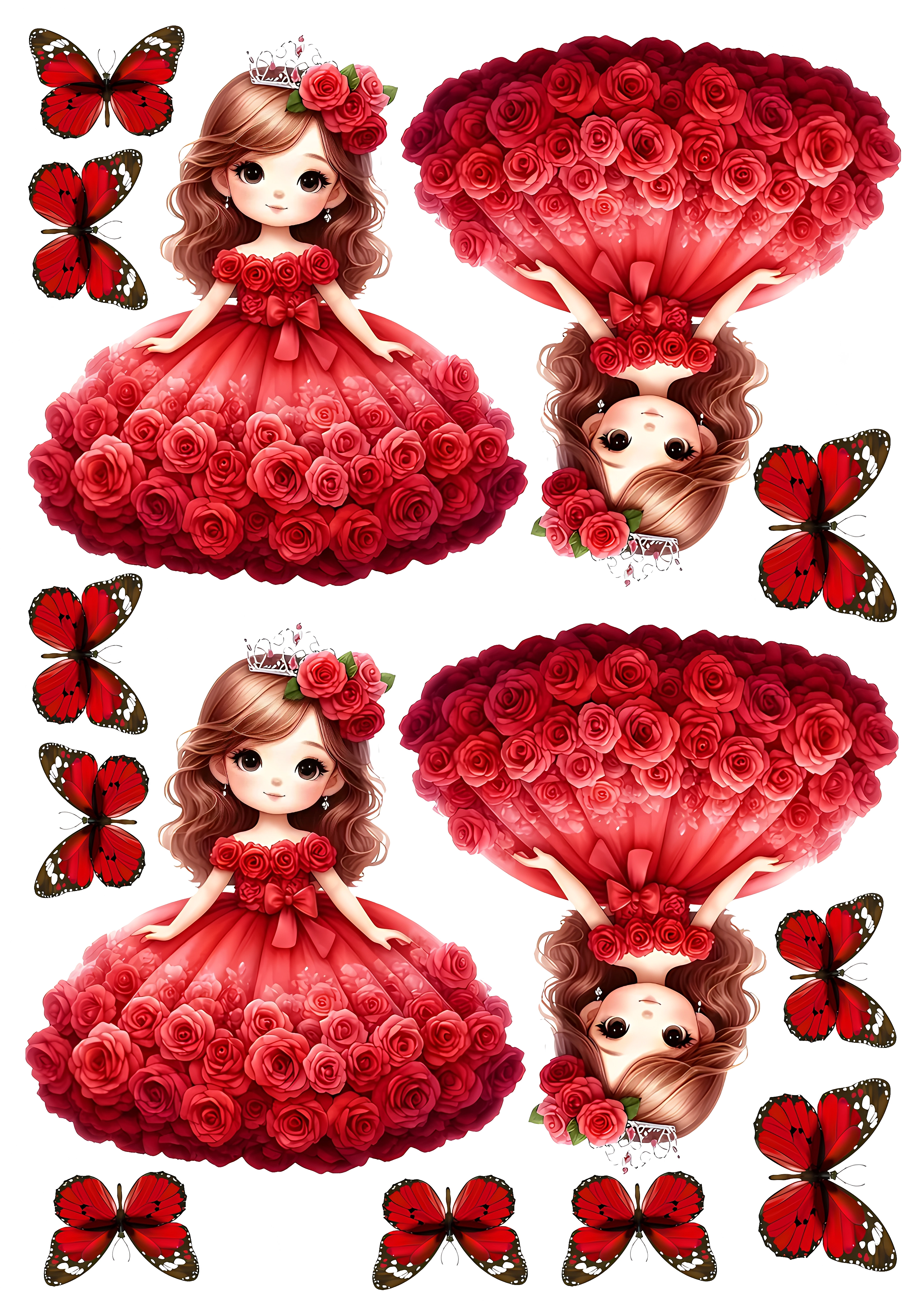 Little Girl cake topper