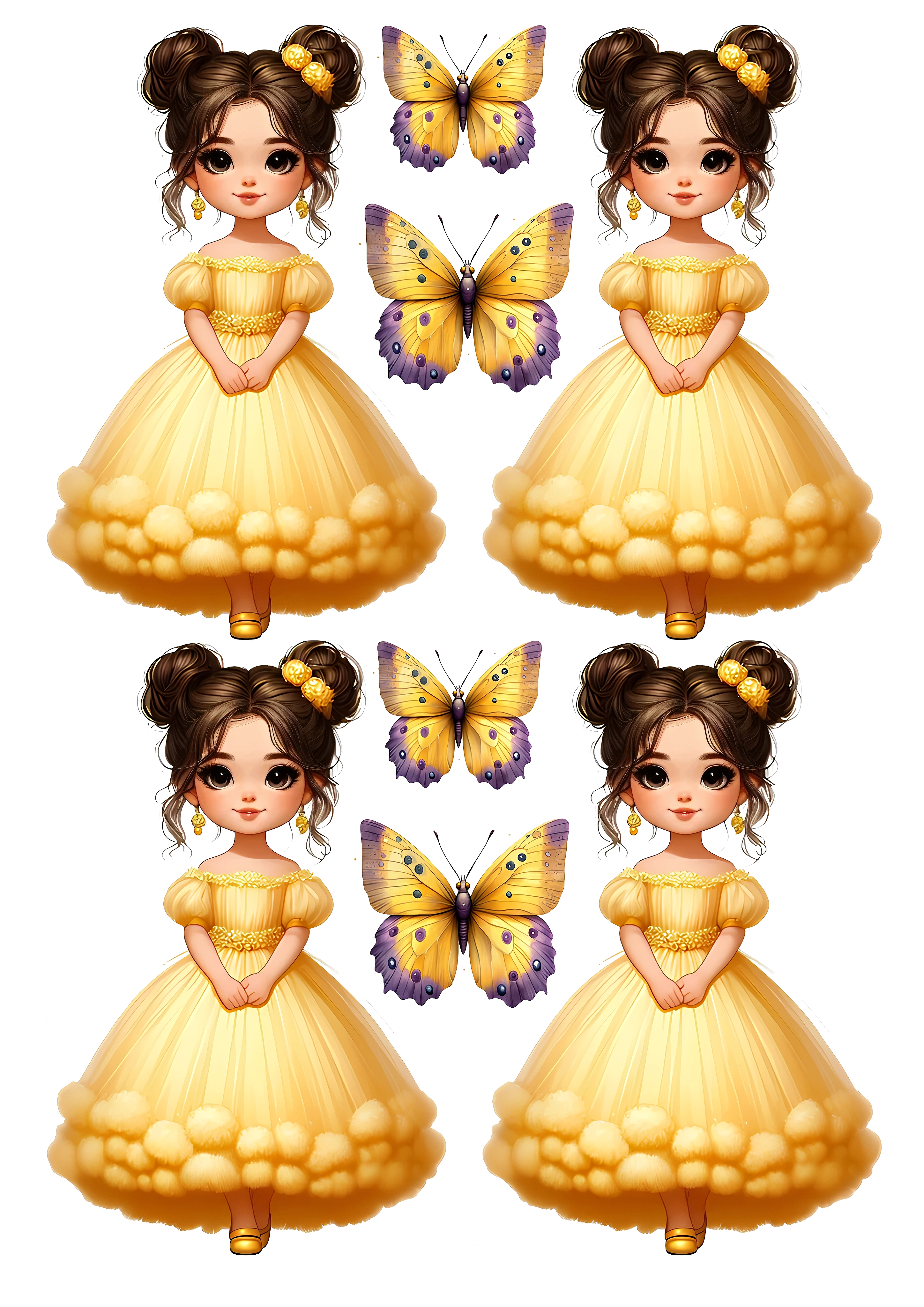 Little Girl cake topper