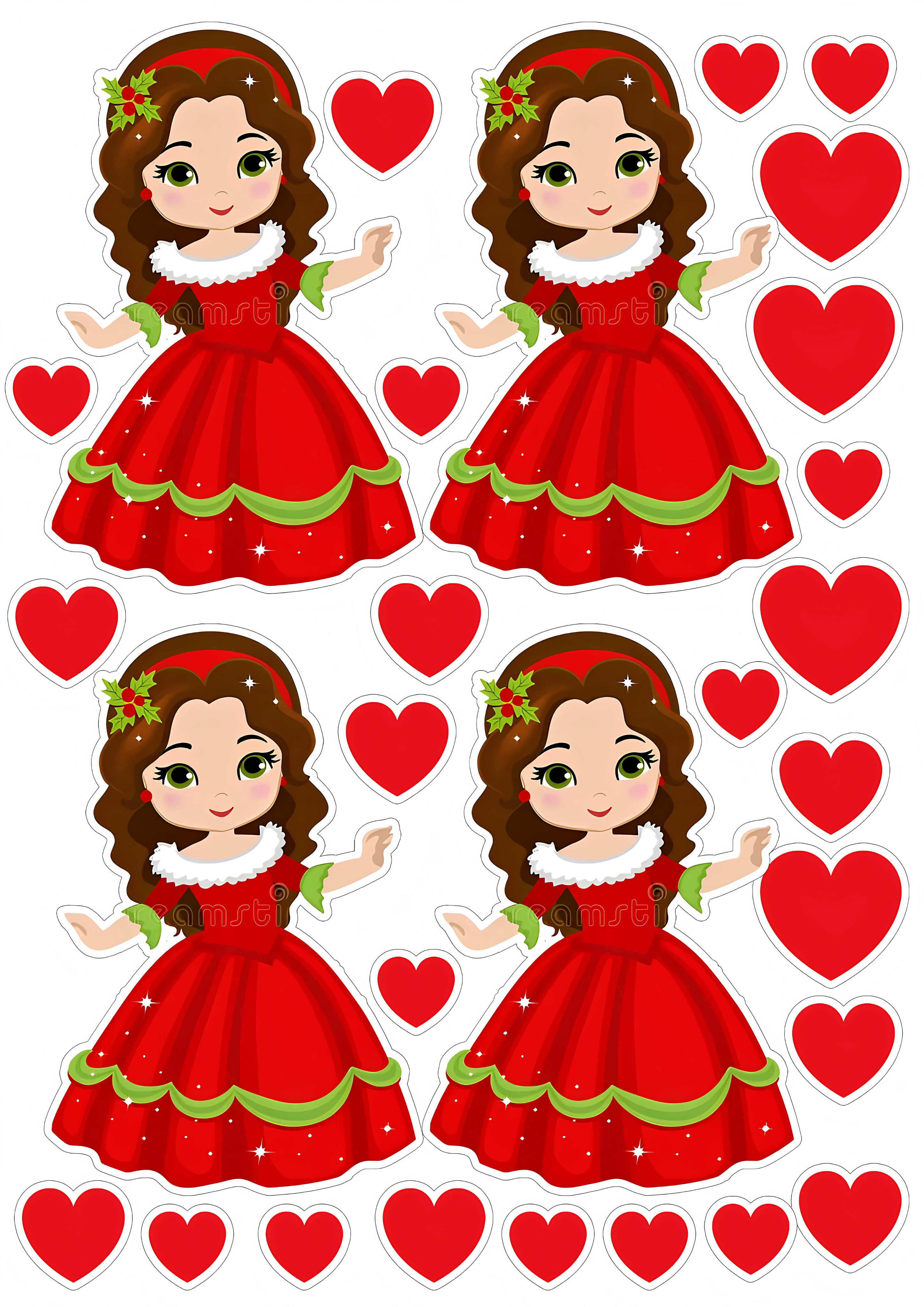 Little Girl cake topper