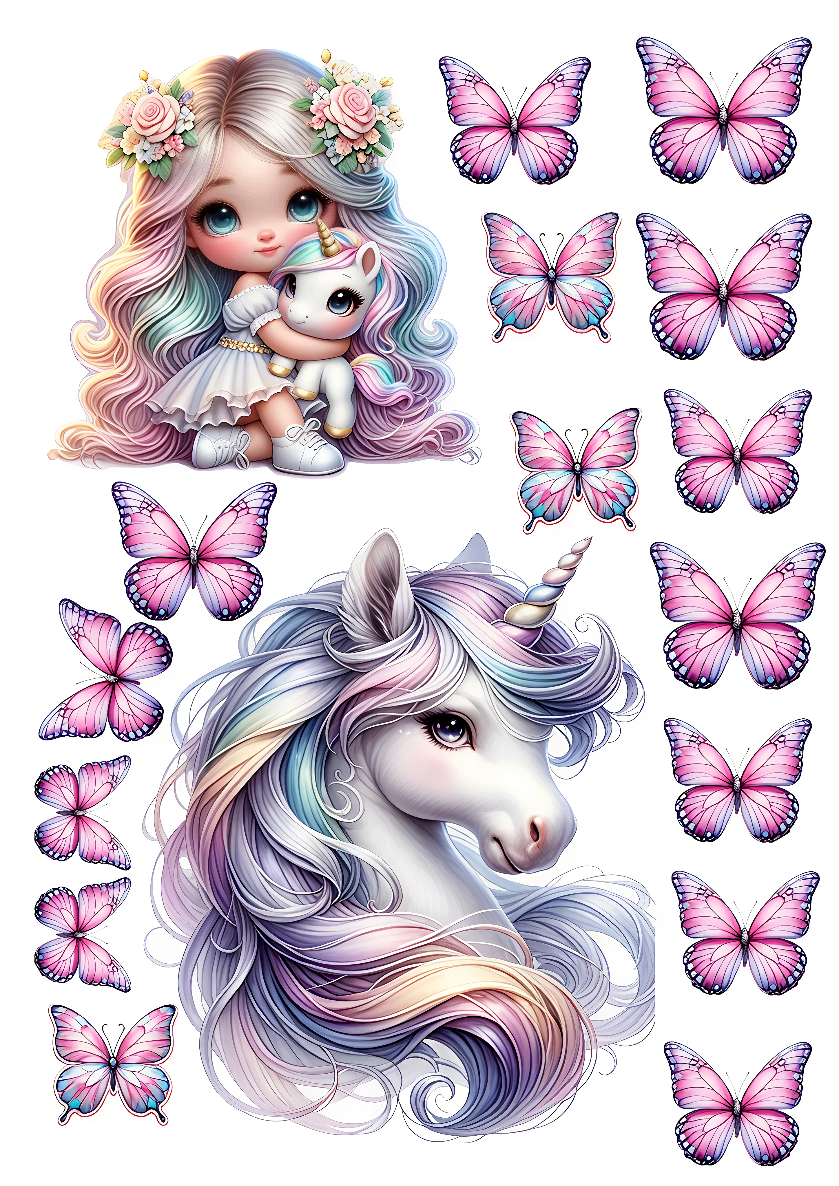 Little Girl cake topper