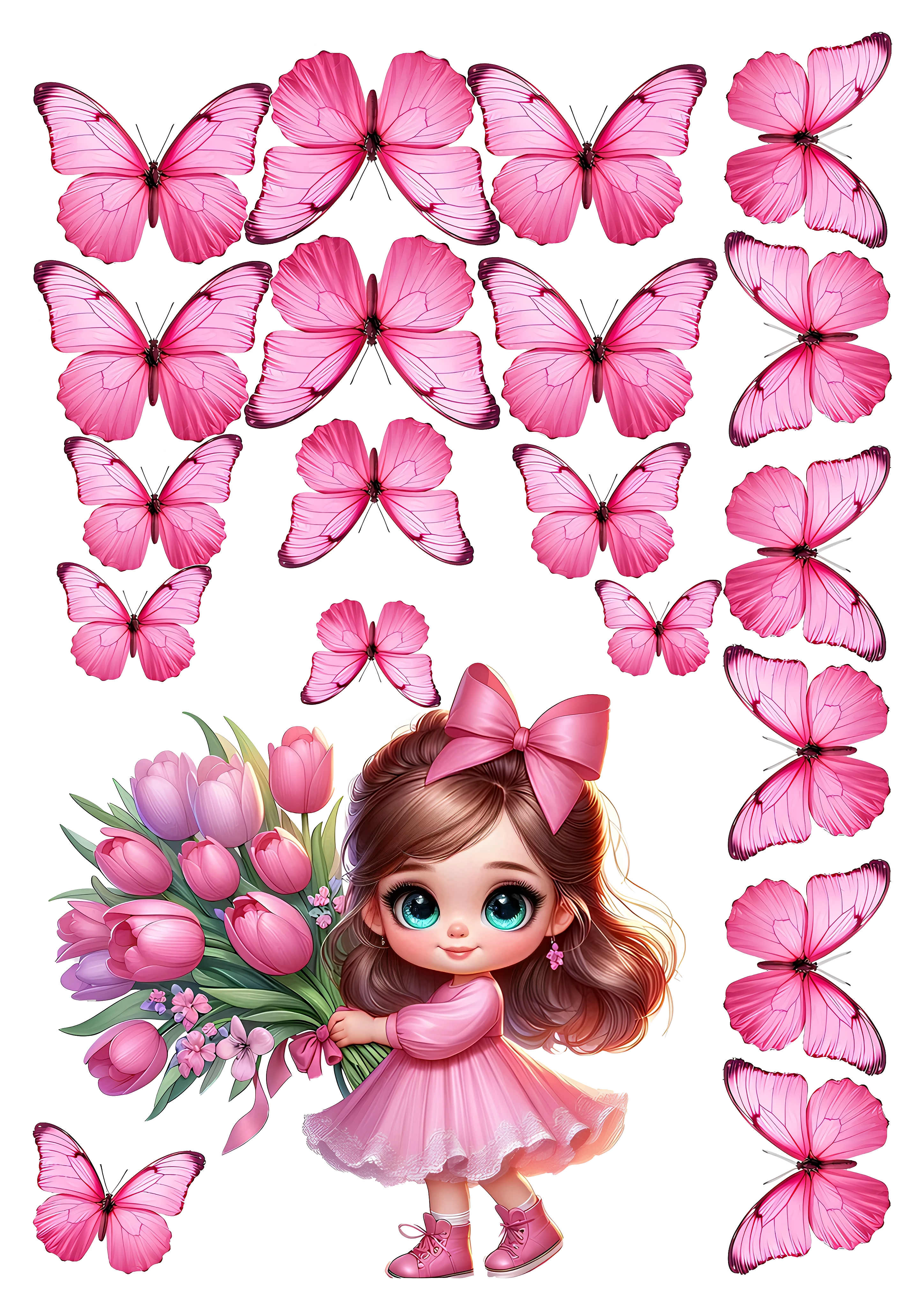 Little Girl cake topper