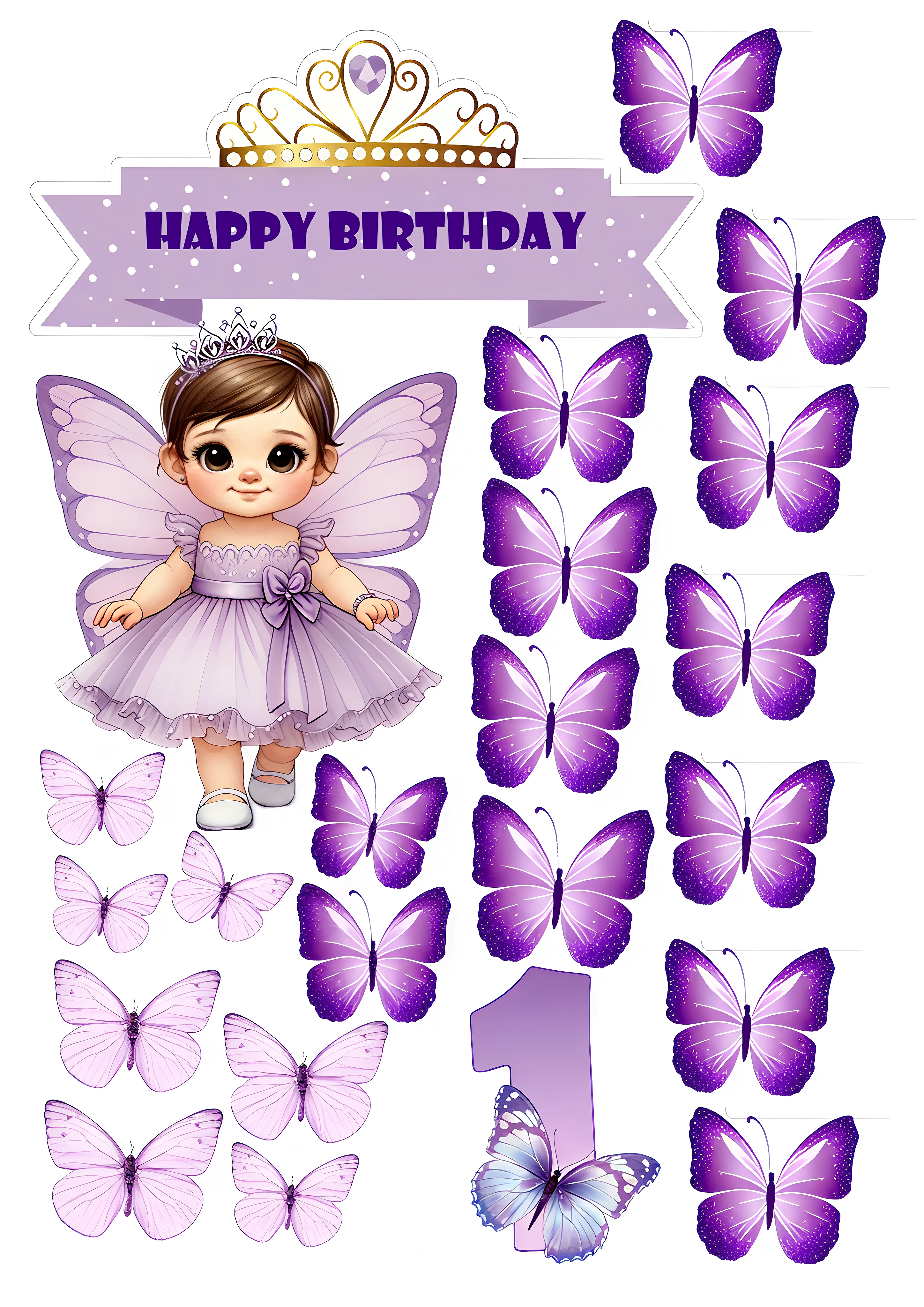 Little Girl cake topper