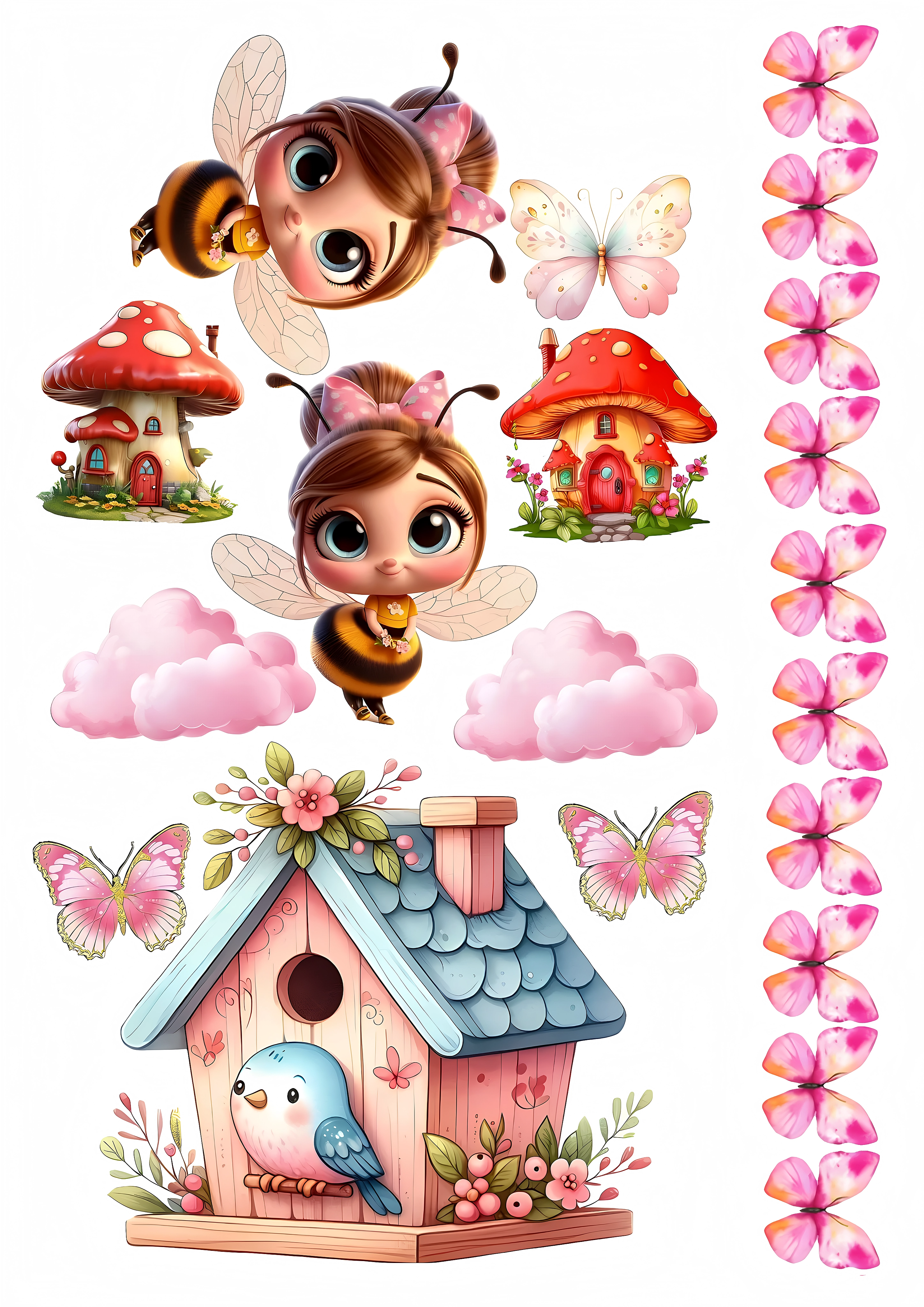 Little Girl cake topper