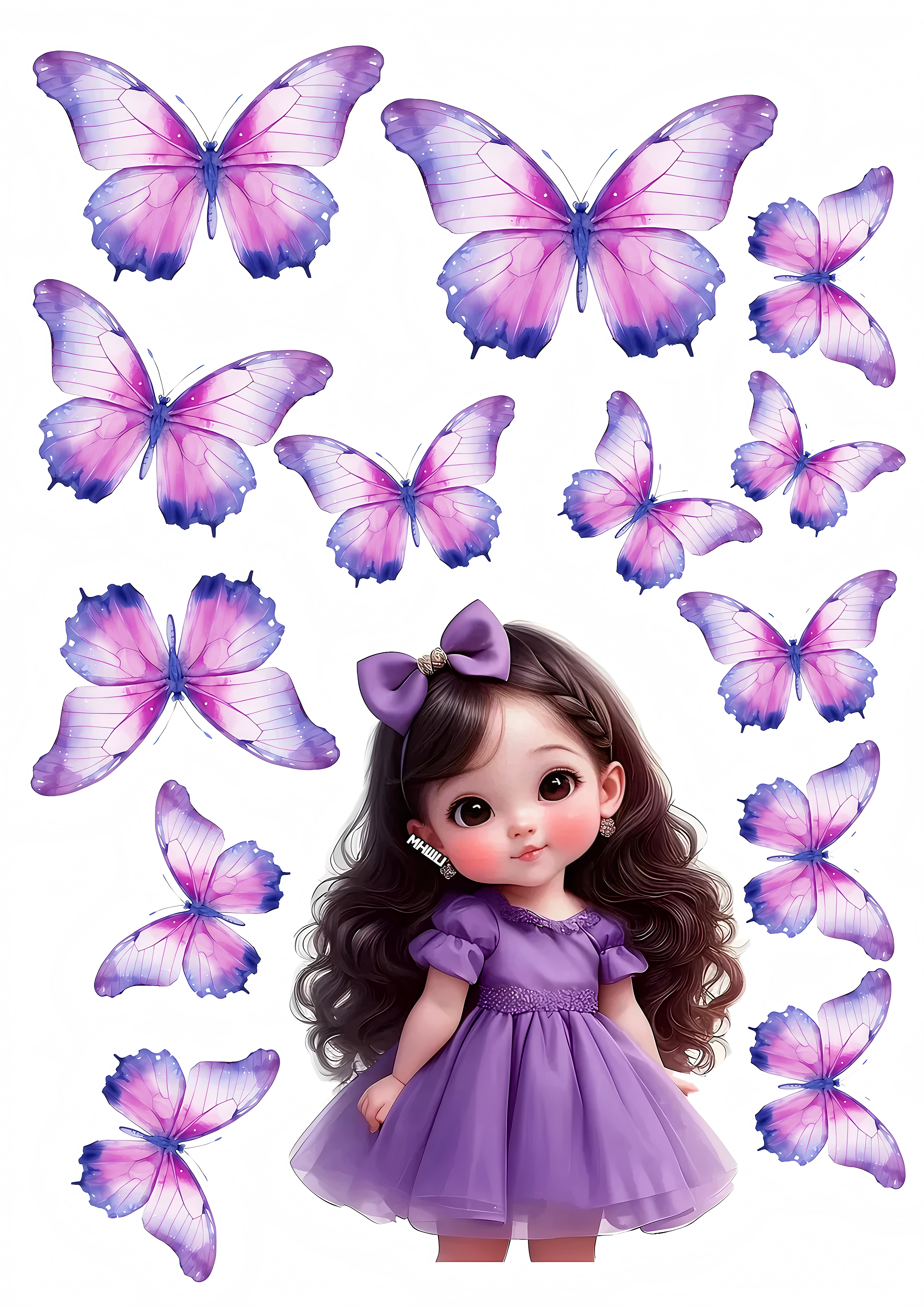 Little Girl cake topper