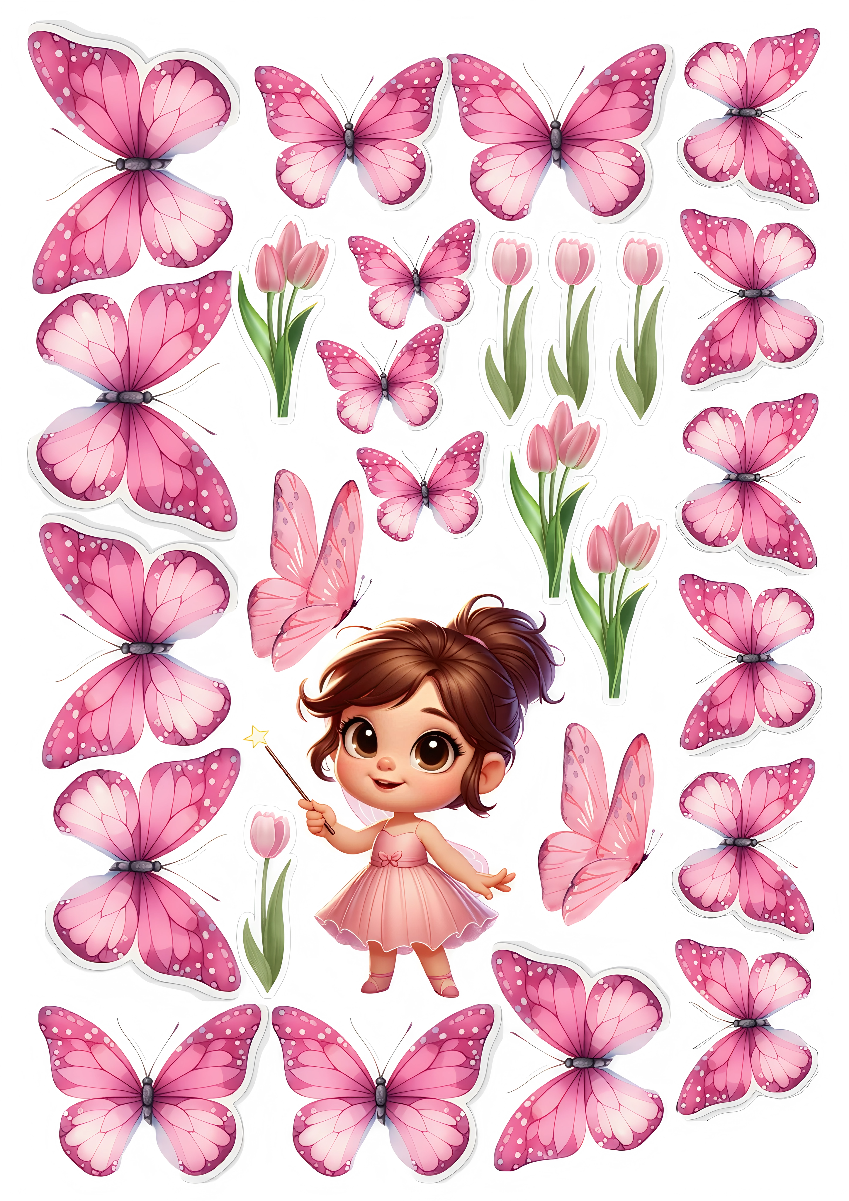 Little Girl cake topper