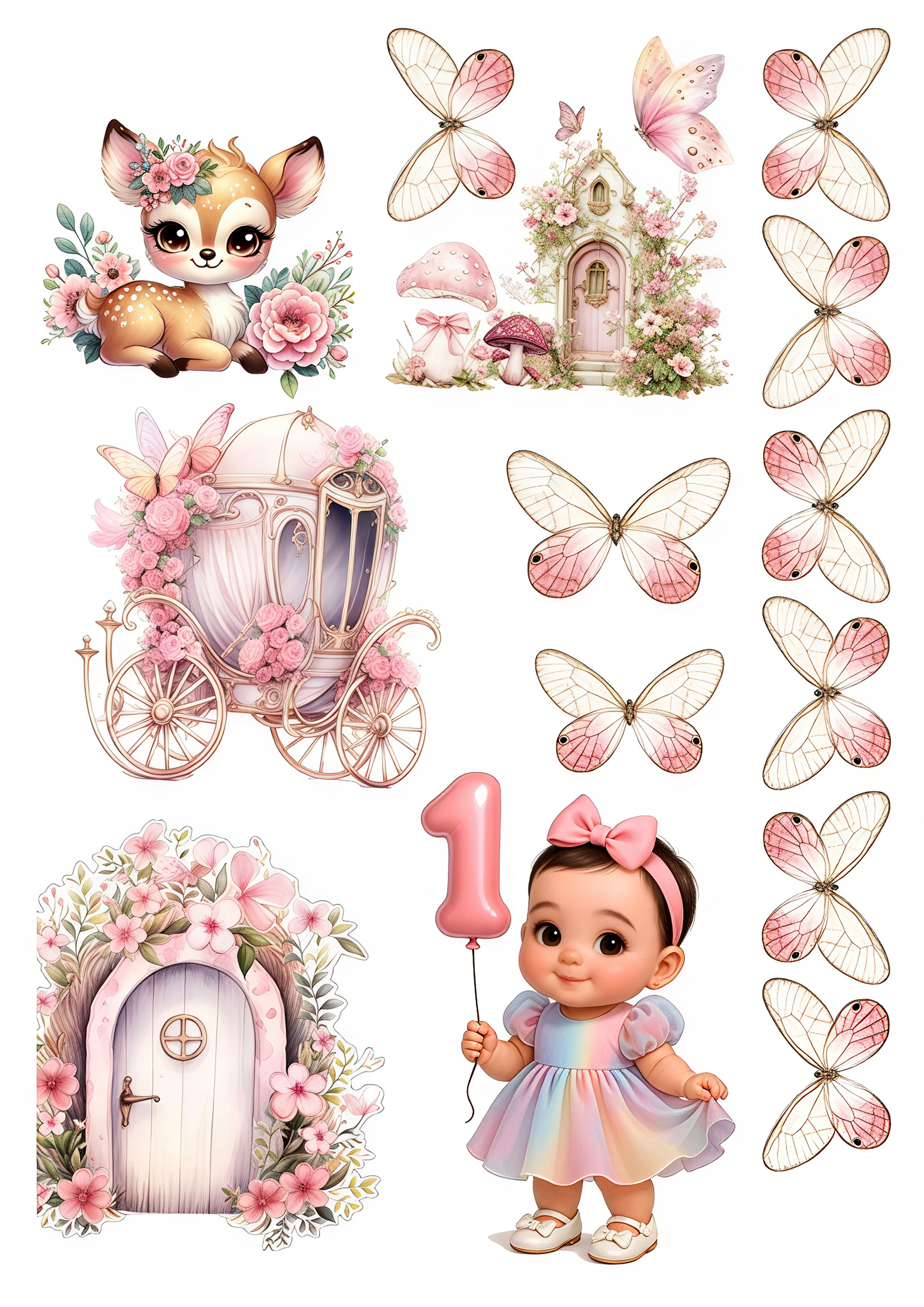 Little Girl cake topper